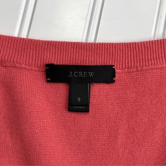 •J. Crew• peach bell sleeve knit top - Picture 6 of 6